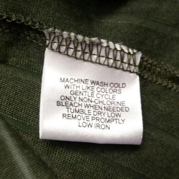 French Laundry Green Sheer Top Striped - Picture 6 of 6